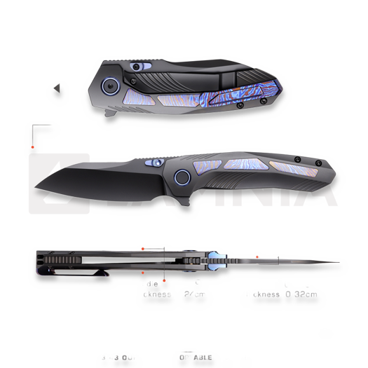 Remette Kestrel RTPO-E k&auml;&auml;nt&ouml;veitsi