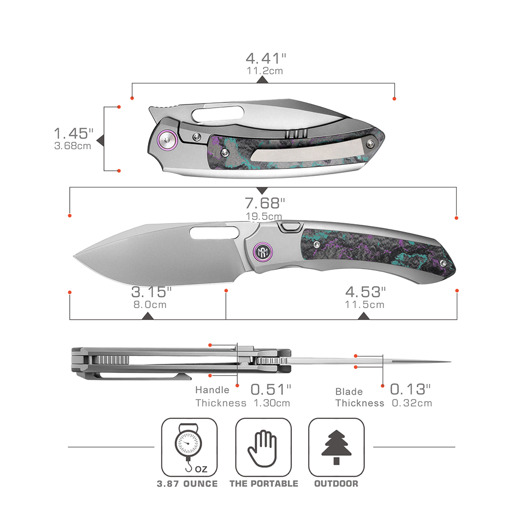 Remette Orca Knife ORCAJY סכין מתקפלת