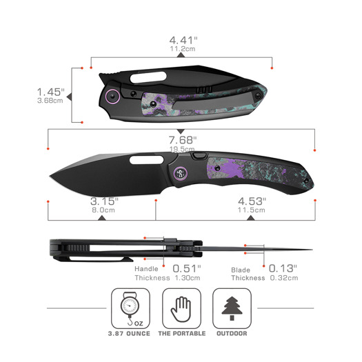มีดพับ Remette Orca Knife ORCAJYD