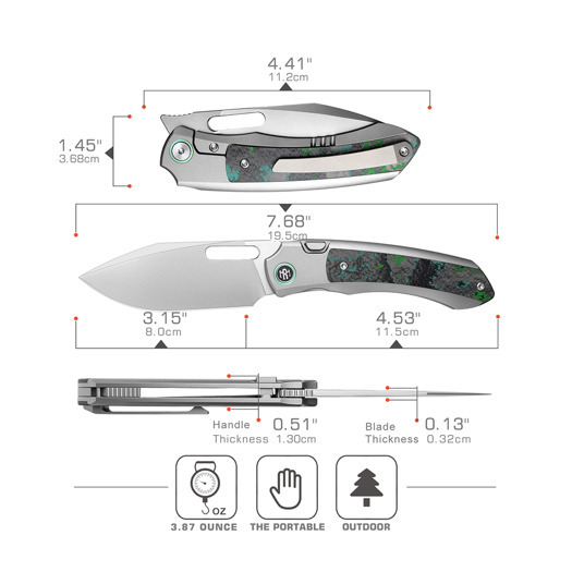 Remette Orca Knife ORCAKD סכין מתקפלת