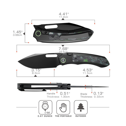 มีดพับ Remette Orca Knife ORCAKDD