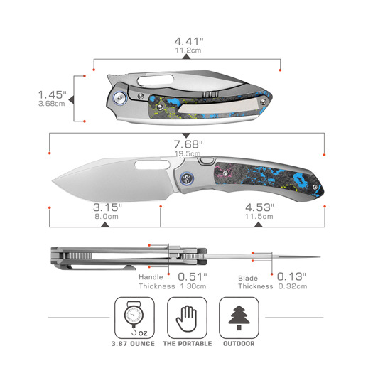 Remette Orca Knife ORCAUR סכין מתקפלת