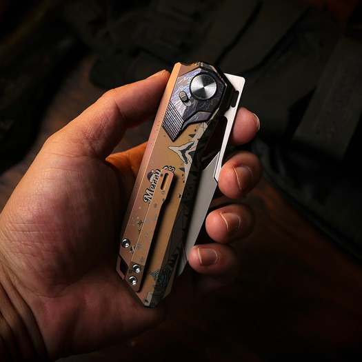 Remette Peregrine Falcon RTT1-CRC sulankstomas peilis