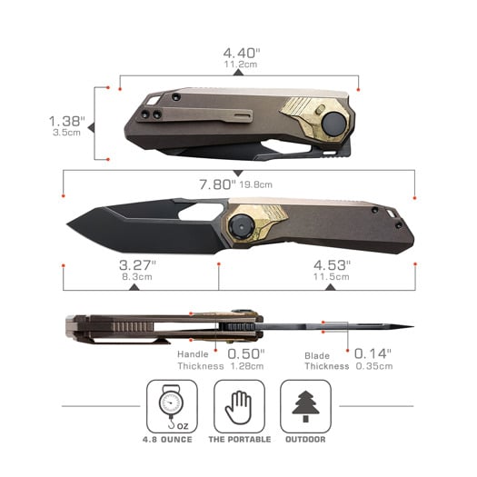 Remette Peregrine Falcon RTT1-VNA fällkniv