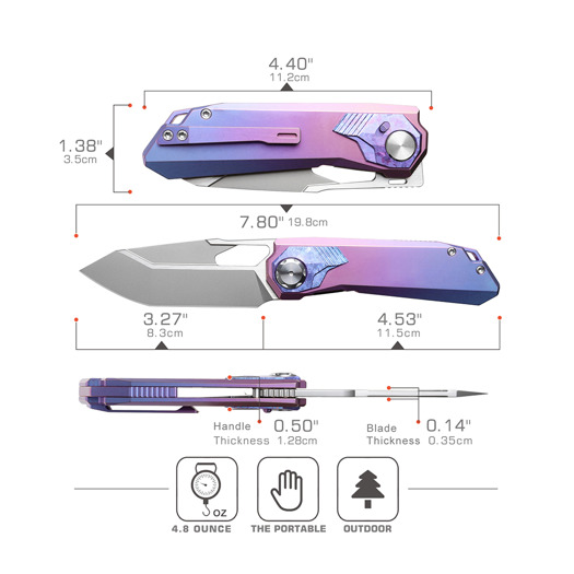 Remette Peregrine Falcon RTT1-VND fällkniv