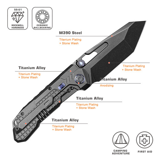 Remette RT-Cool Leopard RTKS-B foldekniv