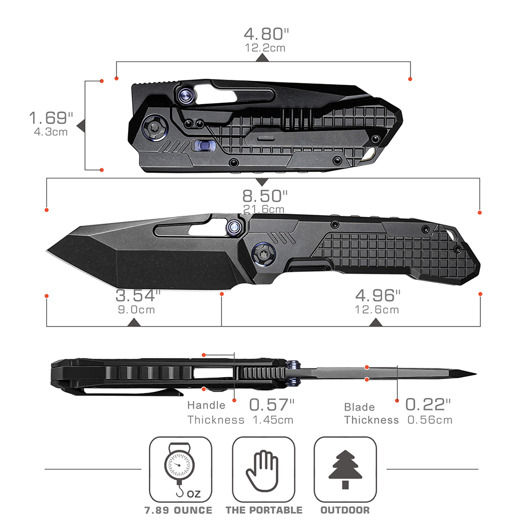 Remette RT-Cool Leopard RTKS-B foldekniv
