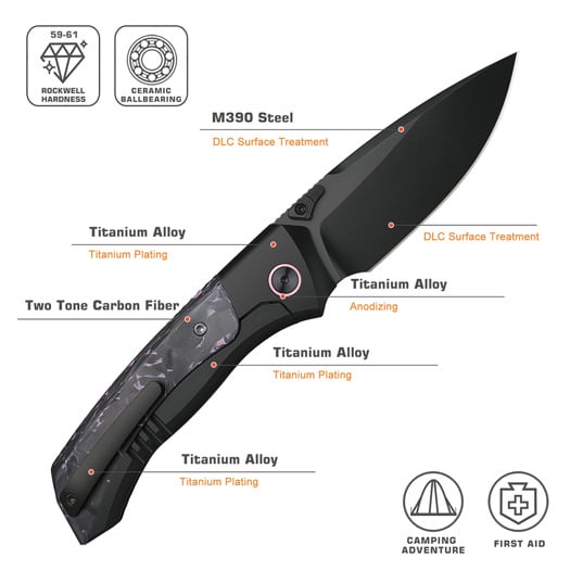 Remette RT-Steed RTWS-BY foldekniv