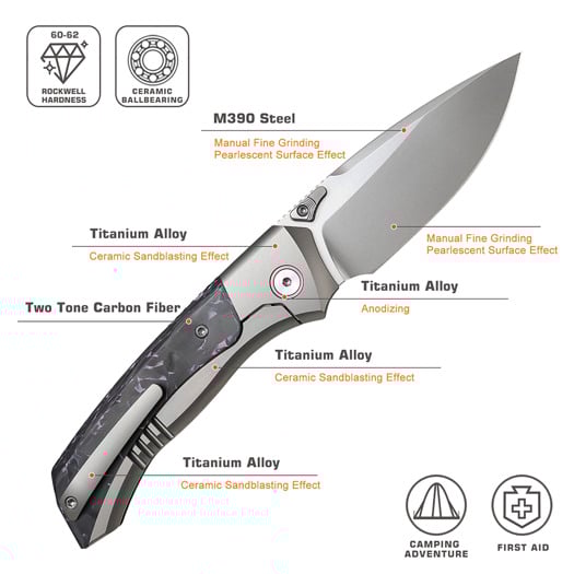 Remette RT-Steed RTWS-TP foldekniv