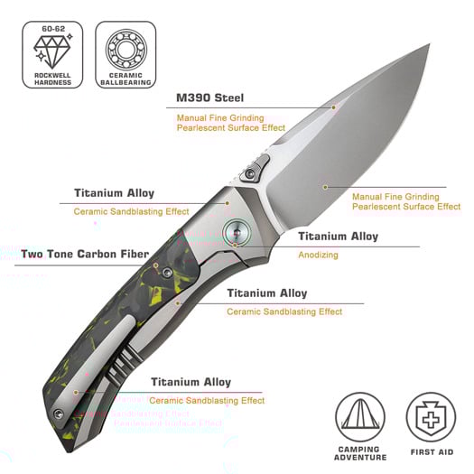Remette RT-Steed RTWS-TY foldekniv
