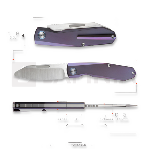 Coltello pieghevole Remette RTDP-C