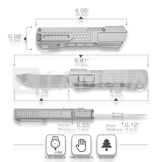 Сгъваем нож Remette Sharp Leopard RTSLA