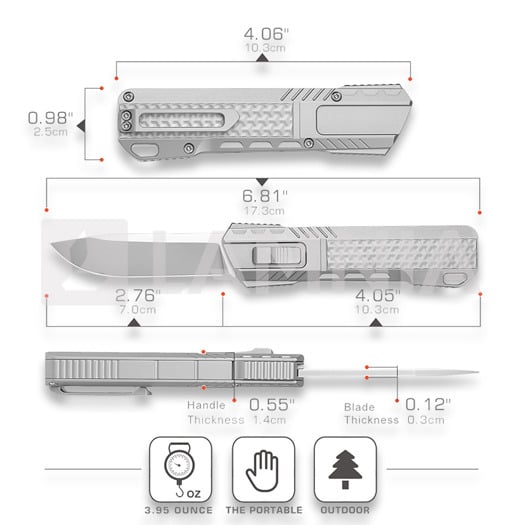 Сгъваем нож Remette Sharp Leopard RTSLA