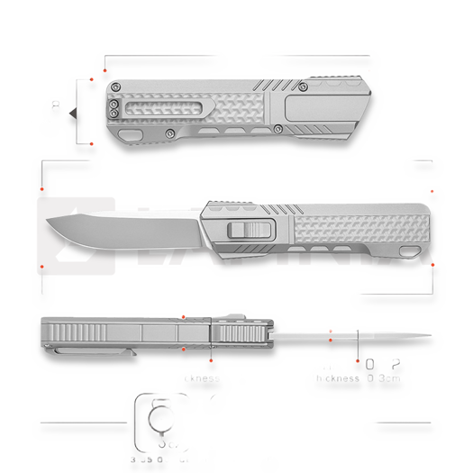 Remette Sharp Leopard RTSLA סכין מתקפלת