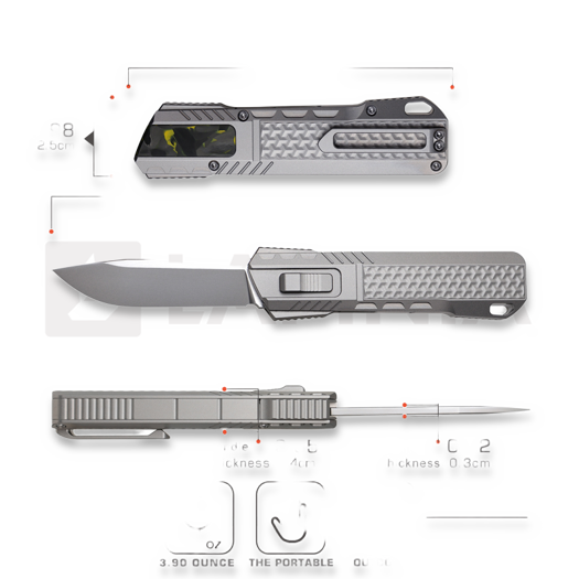 Remette Sharp Leopard ZL301A kääntöveitsi