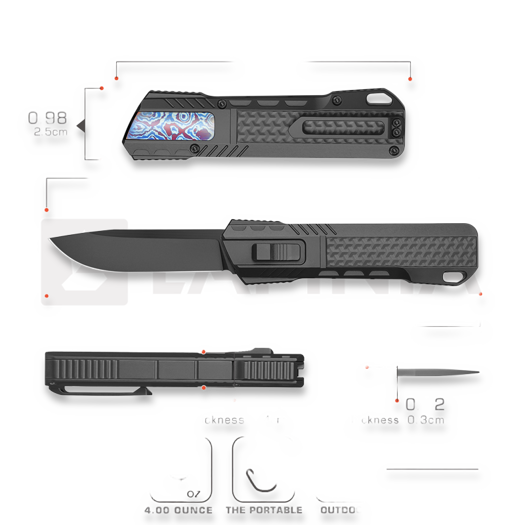 Remette Sharp Leopard ZL301D folding knife