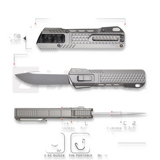 Remette Sharp Leopard ZL301E סכין מתקפלת