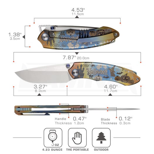 Складной нож Remette Wild Species WD108 Haloween Edition