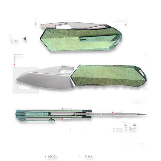 Remette Woodpecker RTWP-IG foldekniv