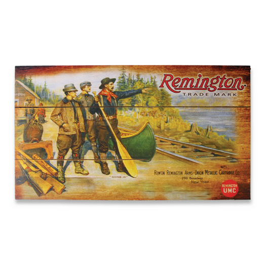 Remington UMC Canoe Wood Sign