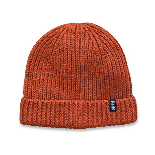 Retki 100% Merino chunky one size ビーニー帽, orange
