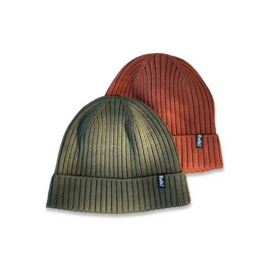 Retki 100% Merino rib one size כובע גרב, green
