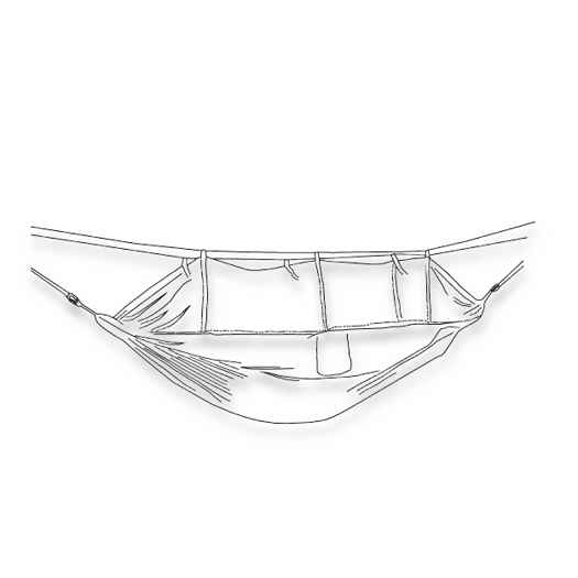 Retki Hammock with mosquito net