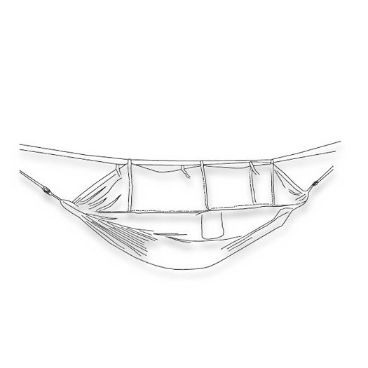 Retki Hammock with mosquito net