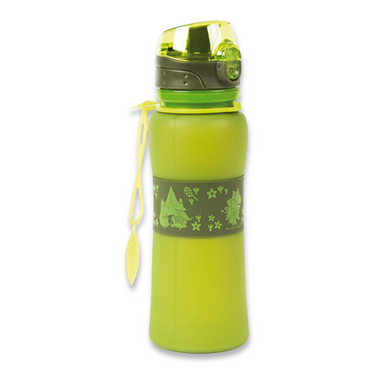Retki Moomin Adventure silicone bottle 0,5, green