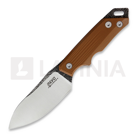 Coltello Revo RJ1 Journey Fixed, marrone BRVREV009BRN