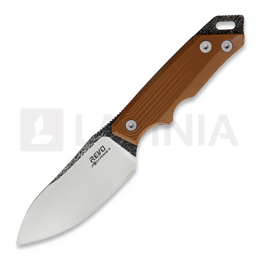 Nóż Revo RJ1 Journey Fixed, brązowa BRVREV009BRN