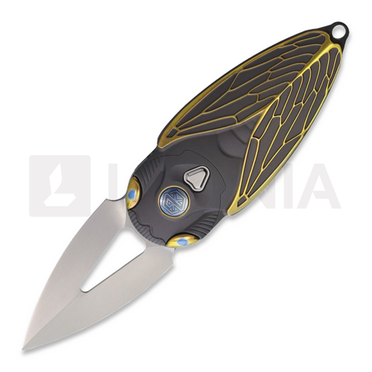 Складной нож Rike Knife Cicada Button Lock Gray