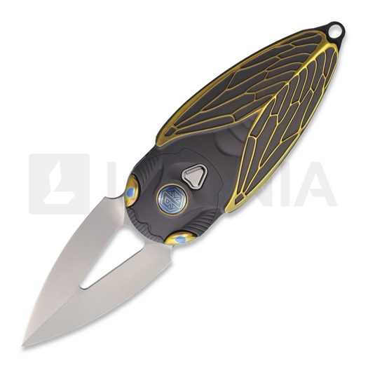Nóż składany Rike Knife Cicada Button Lock Gray