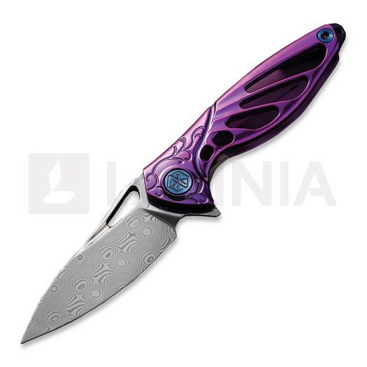 Rike Knife Hummingbird Framelock Purple fällkniv