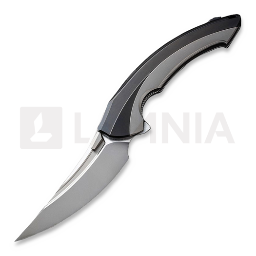 Couteau pliant Rike Knife Lamella Black DLC Titanium