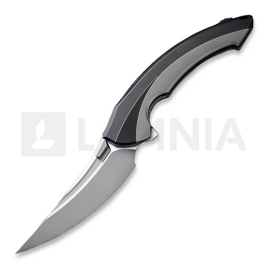 Складной нож Rike Knife Lamella Black DLC Titanium