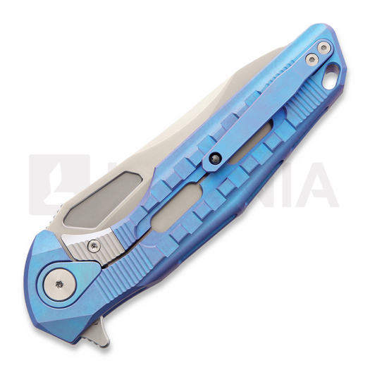 Zav&iacute;rac&iacute; nůž Rike Knife Thor 3 Framelock M390, modr&aacute;