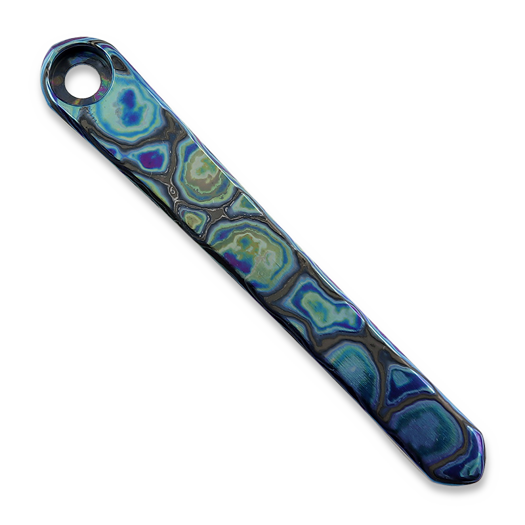 Ripps Garage Tech Chris Reeves Knives Clip - Polished / Timascus