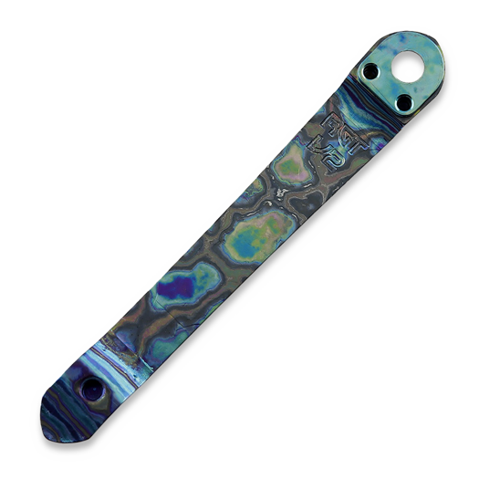 Ripps Garage Tech Chris Reeves Knives Clip - Polished / Timascus