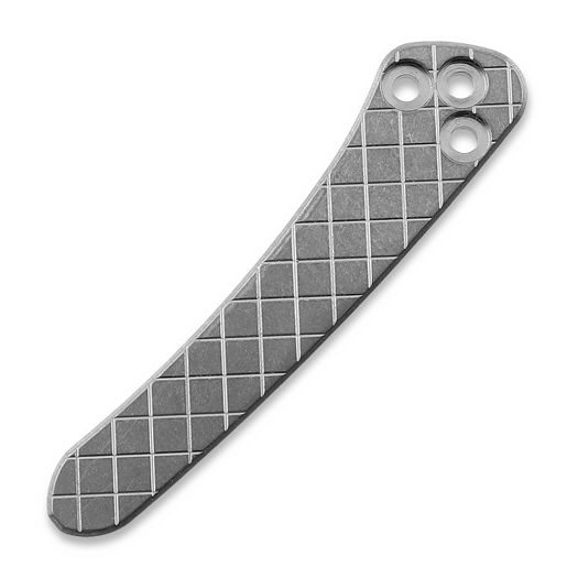 Ripps Garage Tech Spyderco PM2 Clip - Crosshatch Stonewashed / Titanium