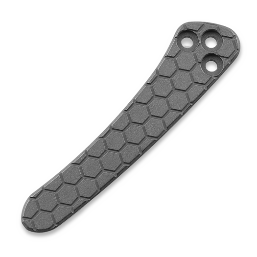 Ripps Garage Tech Spyderco PM2 Clip - Reverse Hex Roughwash / Titanium