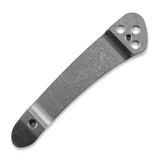 Ripps Garage Tech Spyderco PM2 Clip - Stonewashed / Titanium