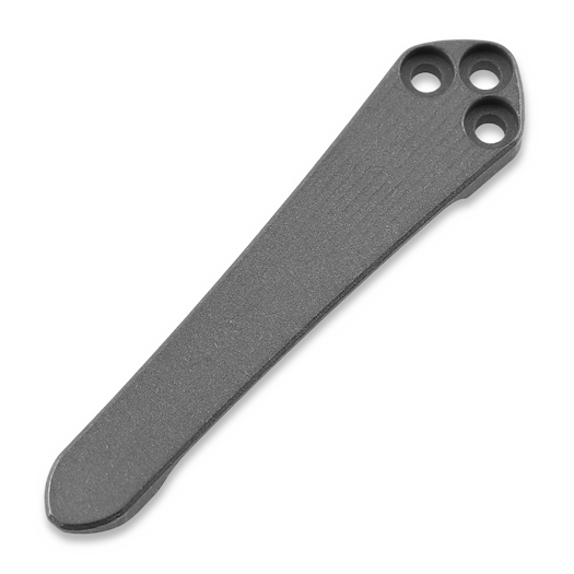 Ripps Garage Tech Spyderco Universal 3D Clip V2.0 - Fluted Roughwashed / Titanium