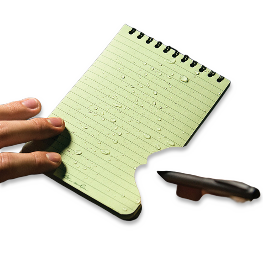 Rite in the Rain 4 x 6 Top Spiral Notebook, ירוק