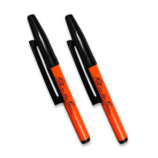 ปากกา Rite in the Rain Belt-Clip, (2-pack), ส้ม