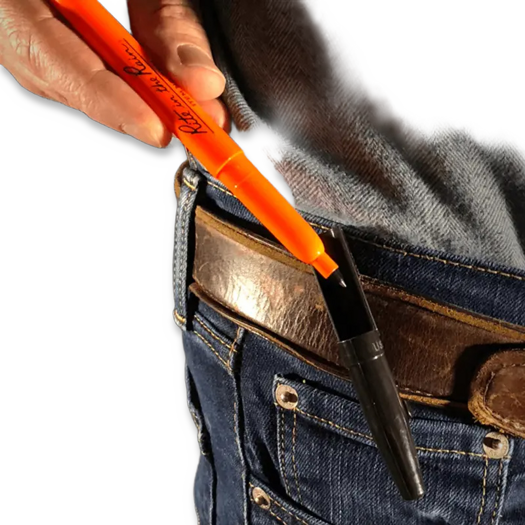 Pix Rite in the Rain Belt-Clip, (2-pack), portocaliu