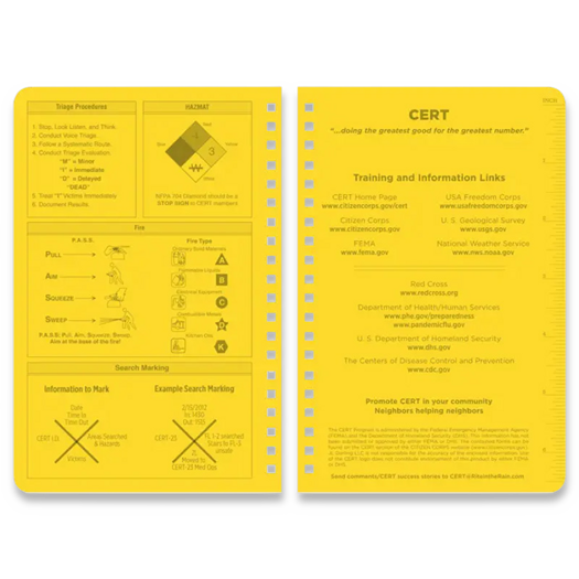 Rite in the Rain CERT Field Operators Guide
