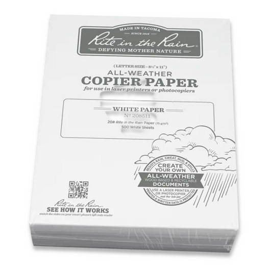 Rite in the Rain Copier Paper White 500 Sheets