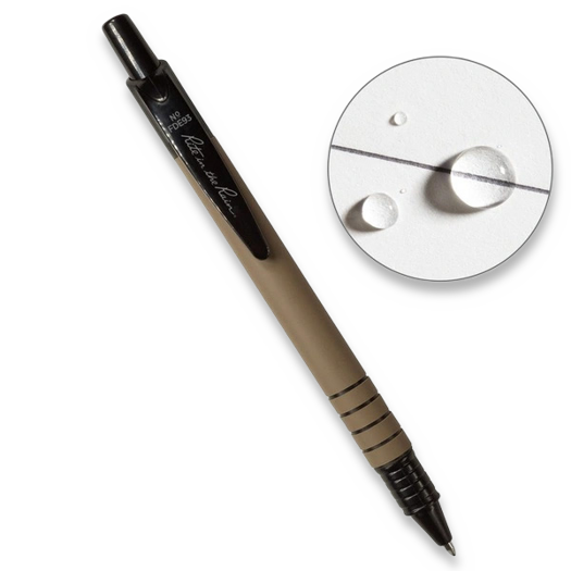 Rite in the Rain DURABLE PLASTIC CLICKER PEN FD / E BODY - BLACK INK