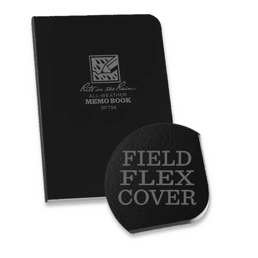 Rite in the Rain Field Flex Memo Book 3.5 x 5, noir